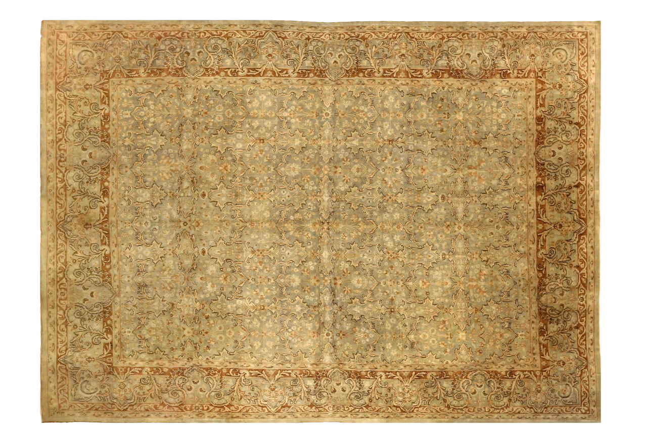 Antique Persian Kerman Traditional Rug 75583