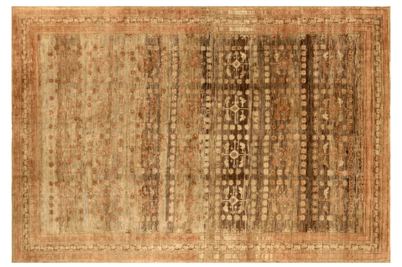 Antique Persian Shiraz Transitional Rug 75584