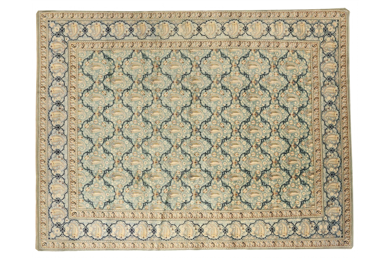 Antique Persian Kashan Traditional Rug 75591