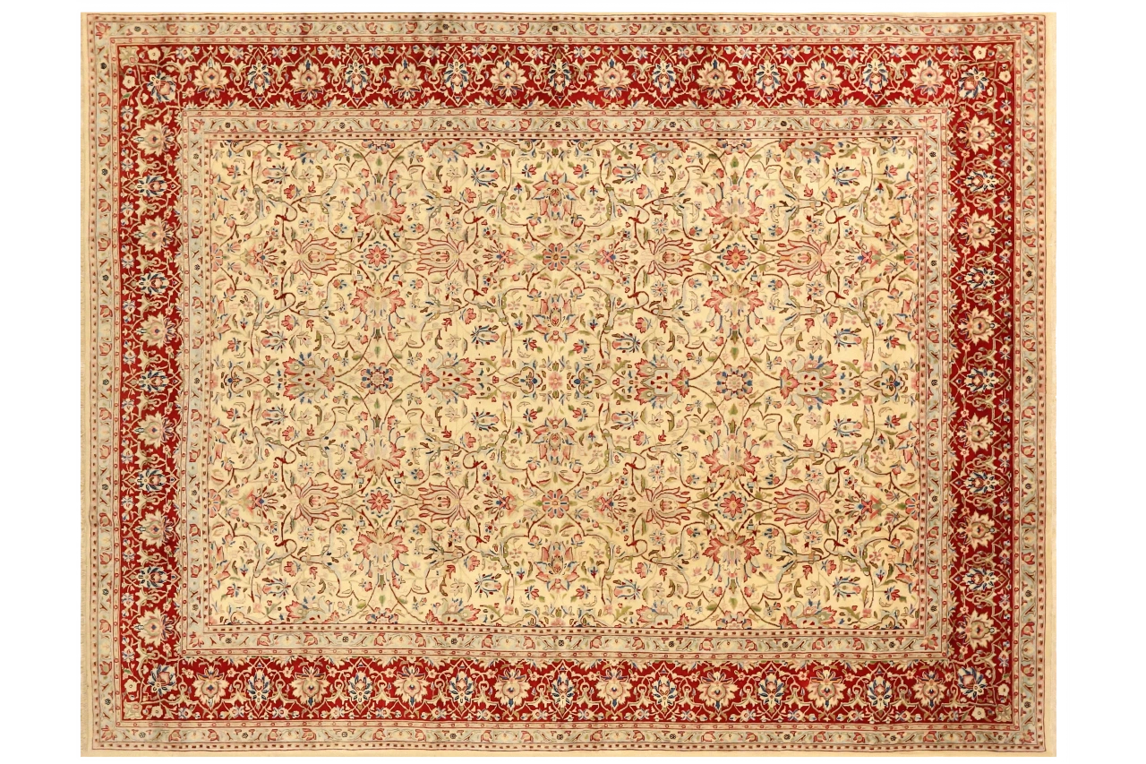 Antique Persian Kerman Traditional Rug 75594