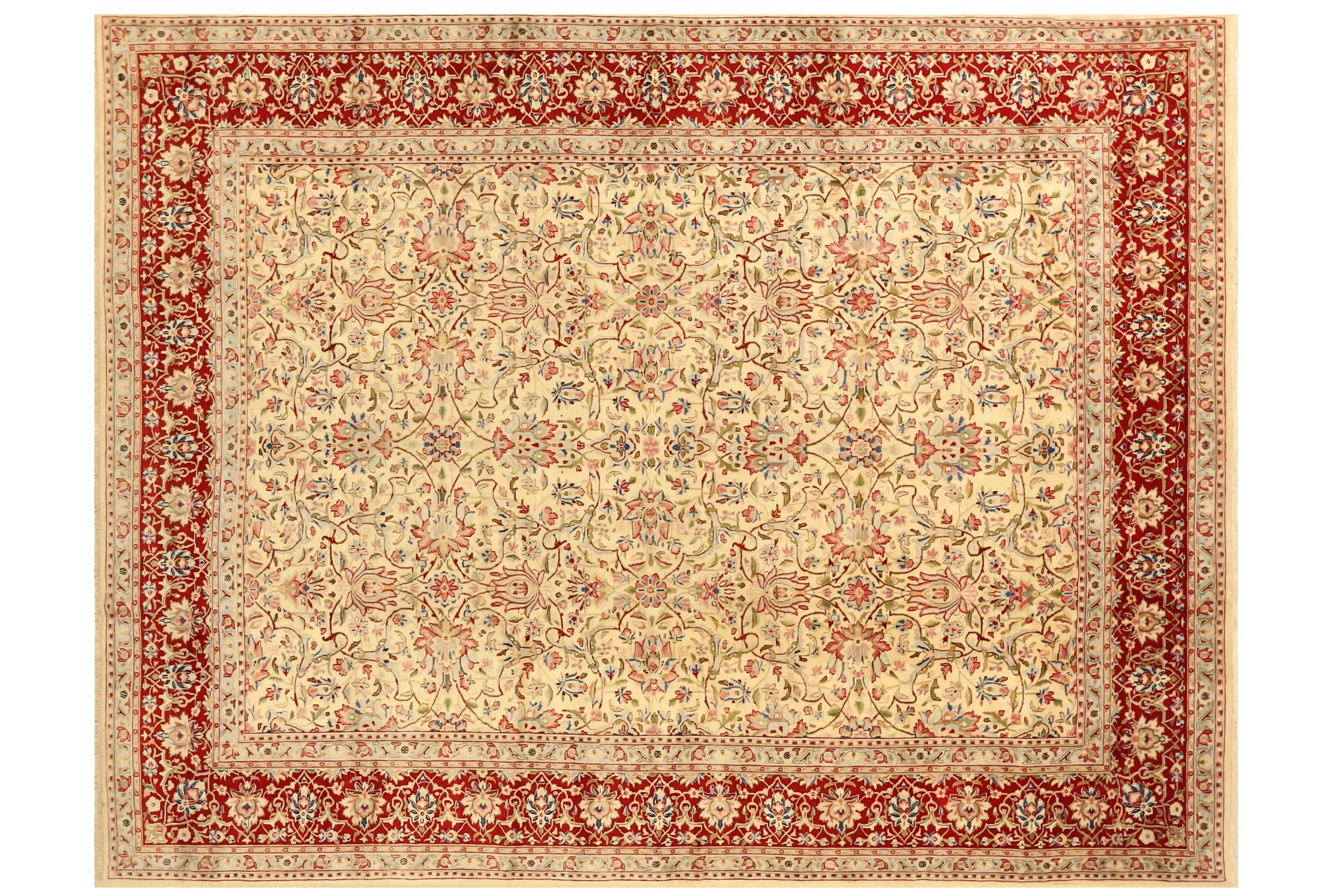 Antique Persian Kerman Traditional Rug 75594
