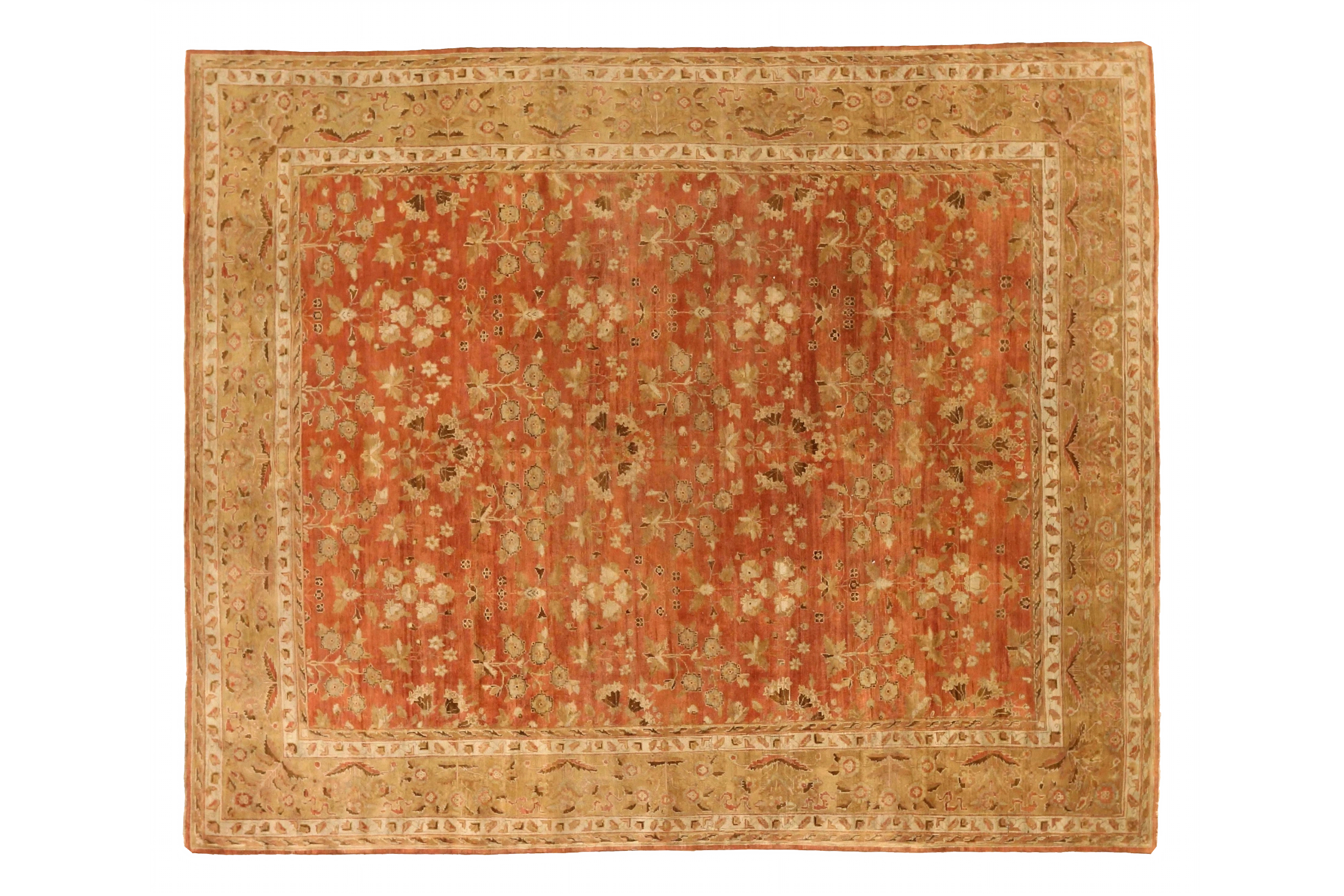 Antique Persian Farahan Transitional Rug 75598