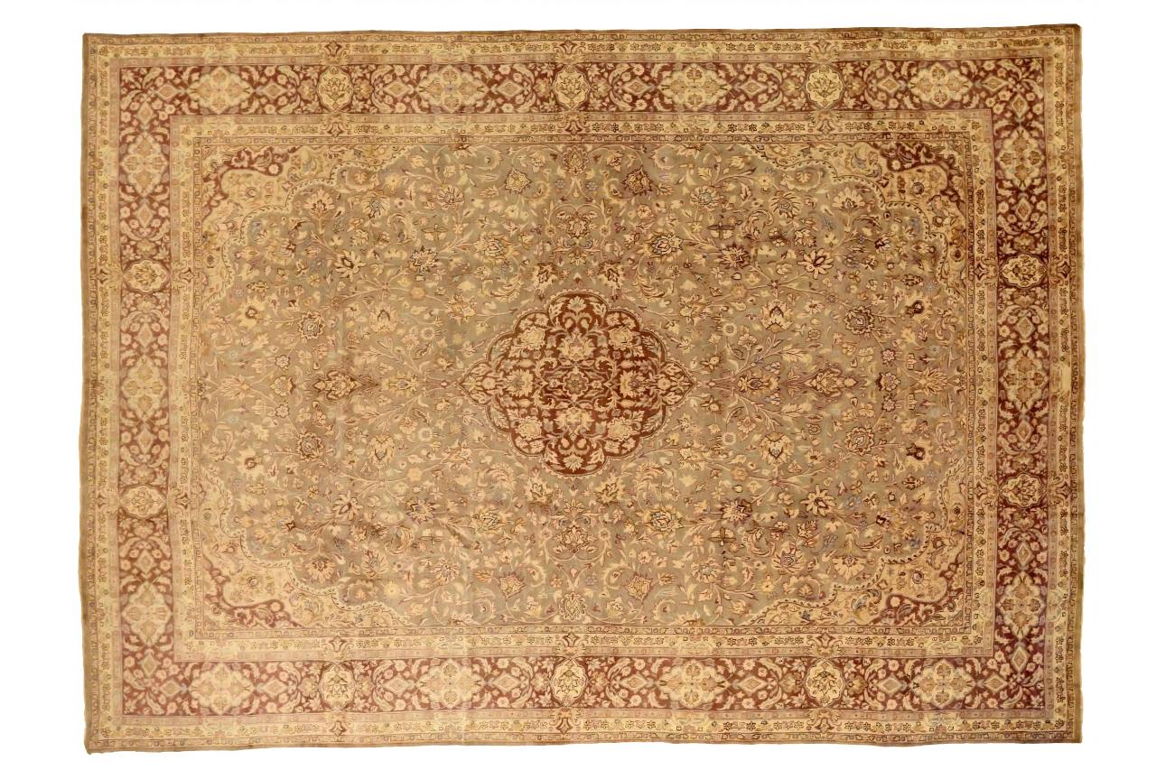 Antique Persian Kerman Traditional Rug 75603