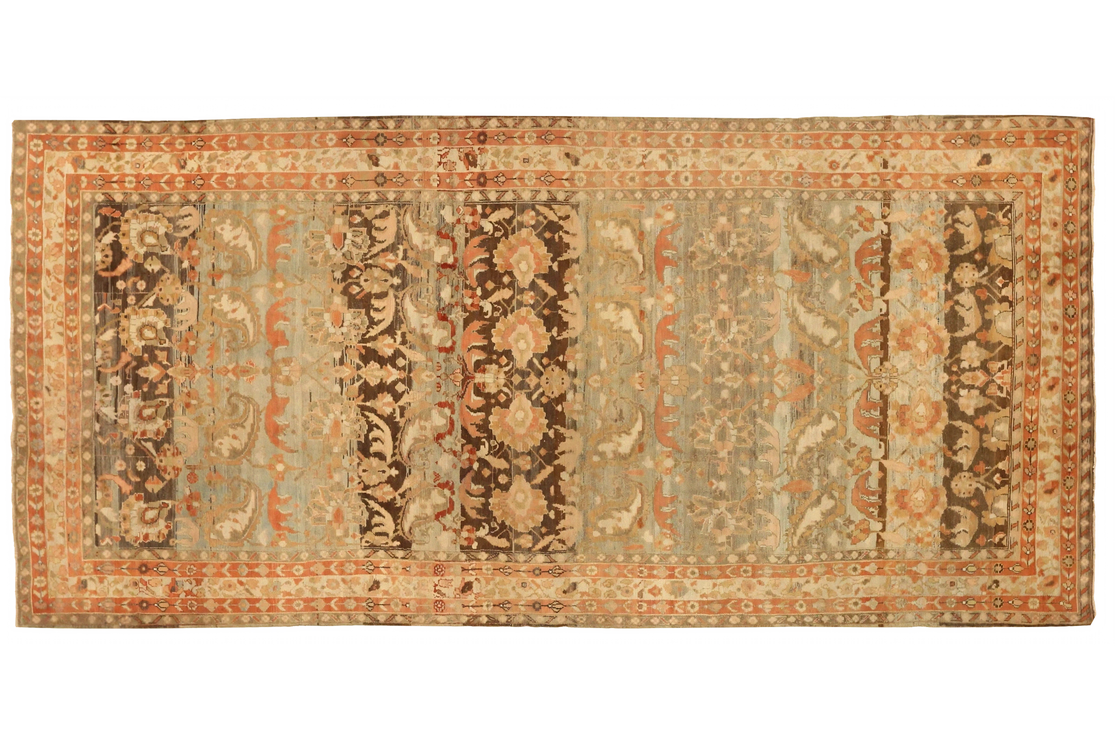 Antique Persian Malayer Transitional Rug 75609