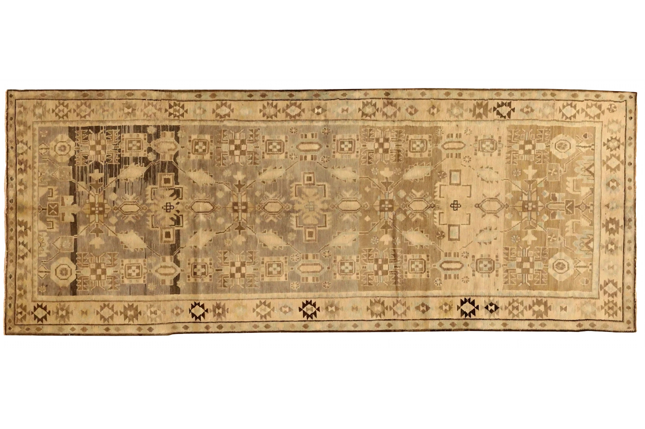 Antique Persian Hamadan Transitional Rug 75613