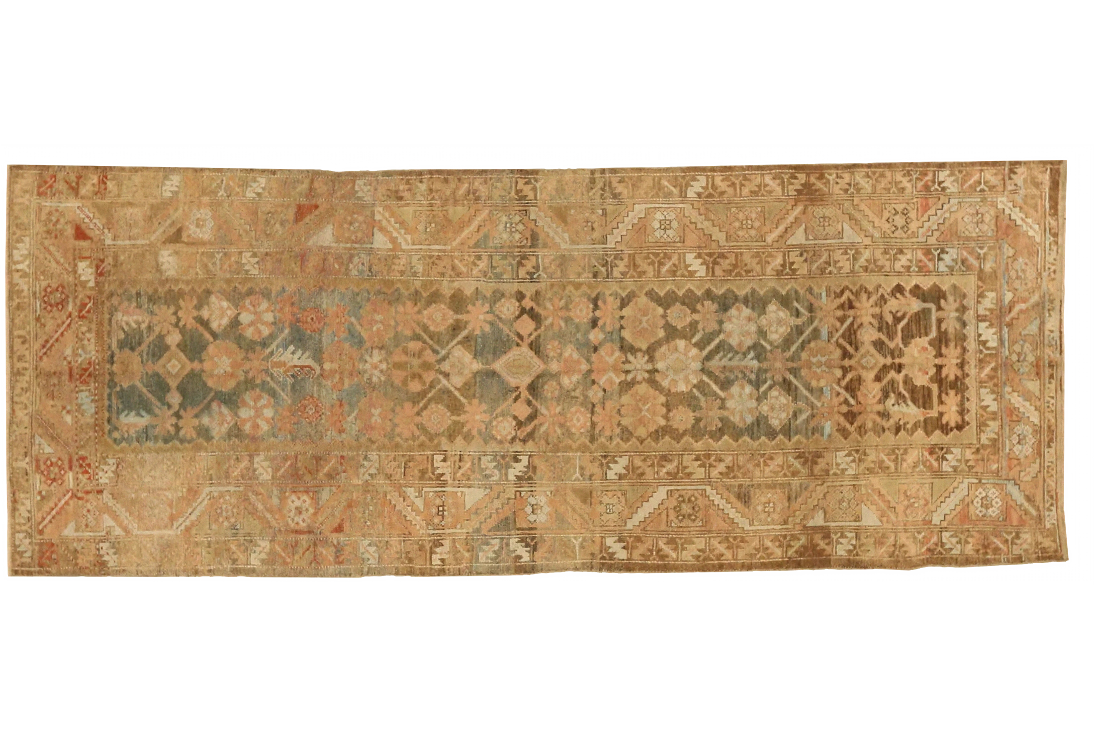 Antique Persian Bakhtiar Transitional Rug 75614