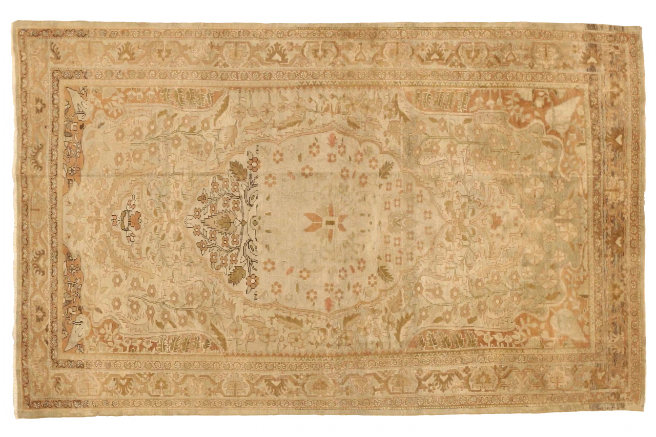 Antique Persian Farahan Transitional Rug 75623