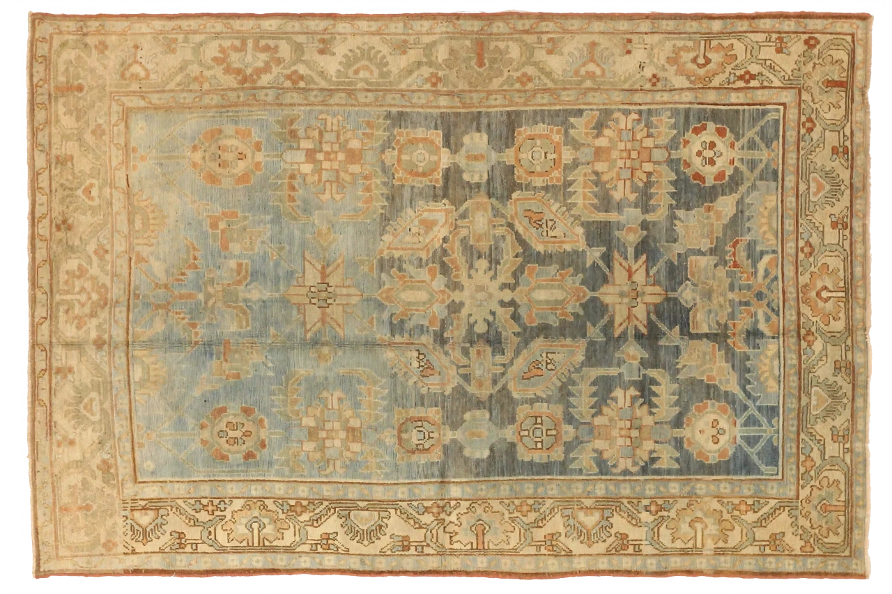 Antique Persian Malayer Transitional Rug 75625