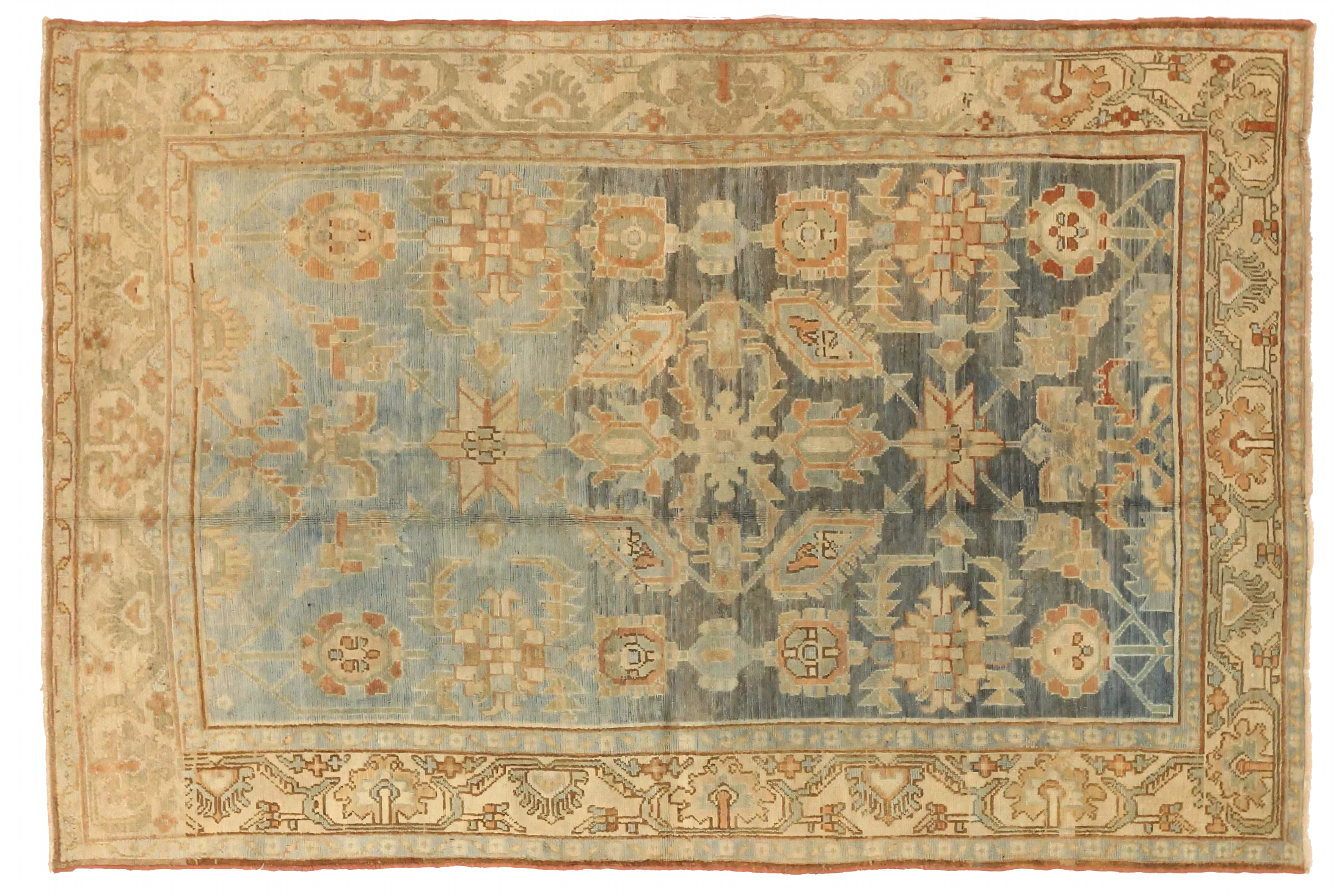 Antique Persian Malayer Transitional Rug 75625