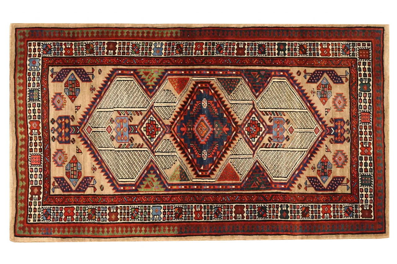 Antique Persian Sarab Traditional Rug 75645