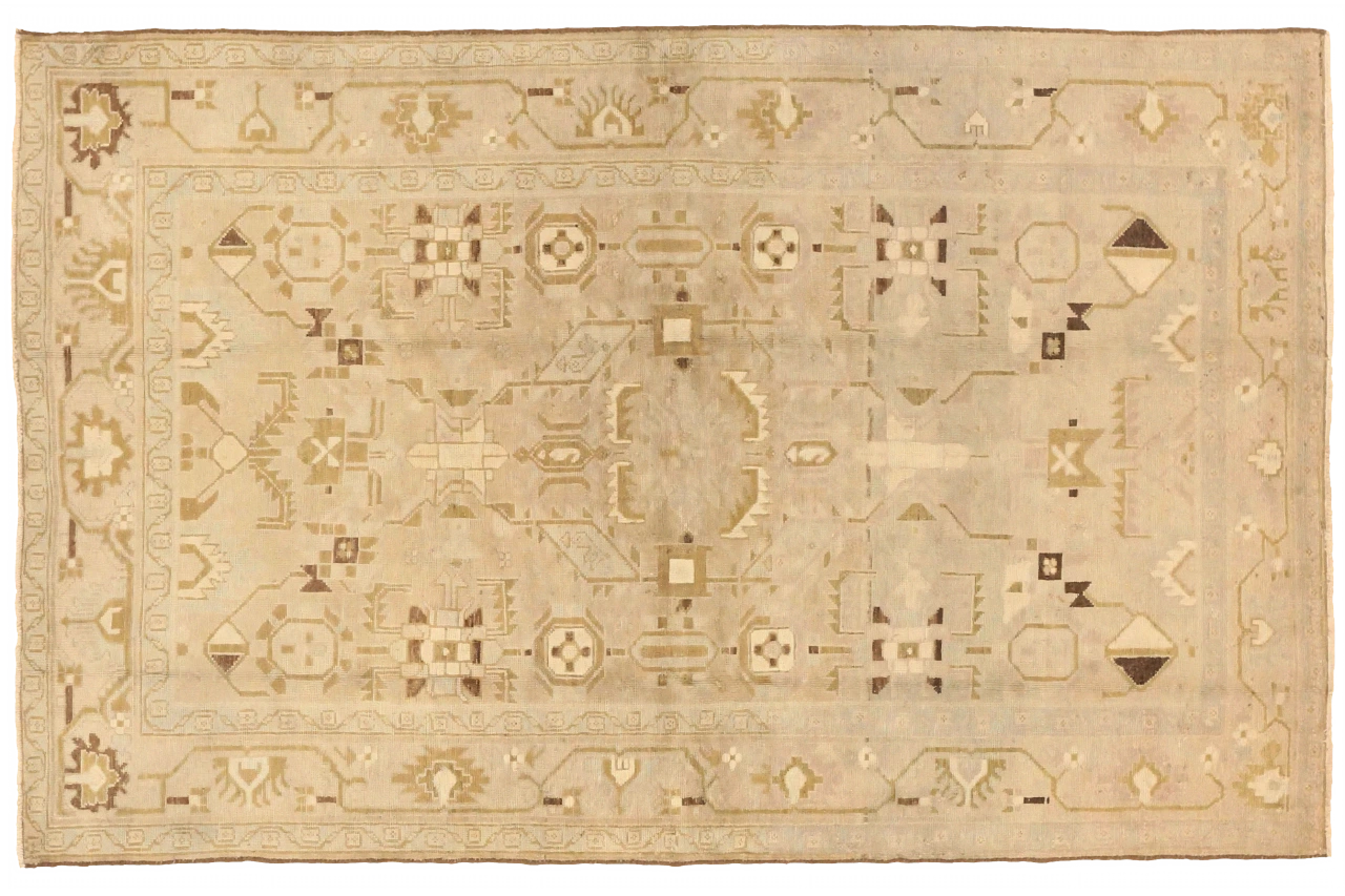 Antique Persian Malayer Traditional Rug 75648