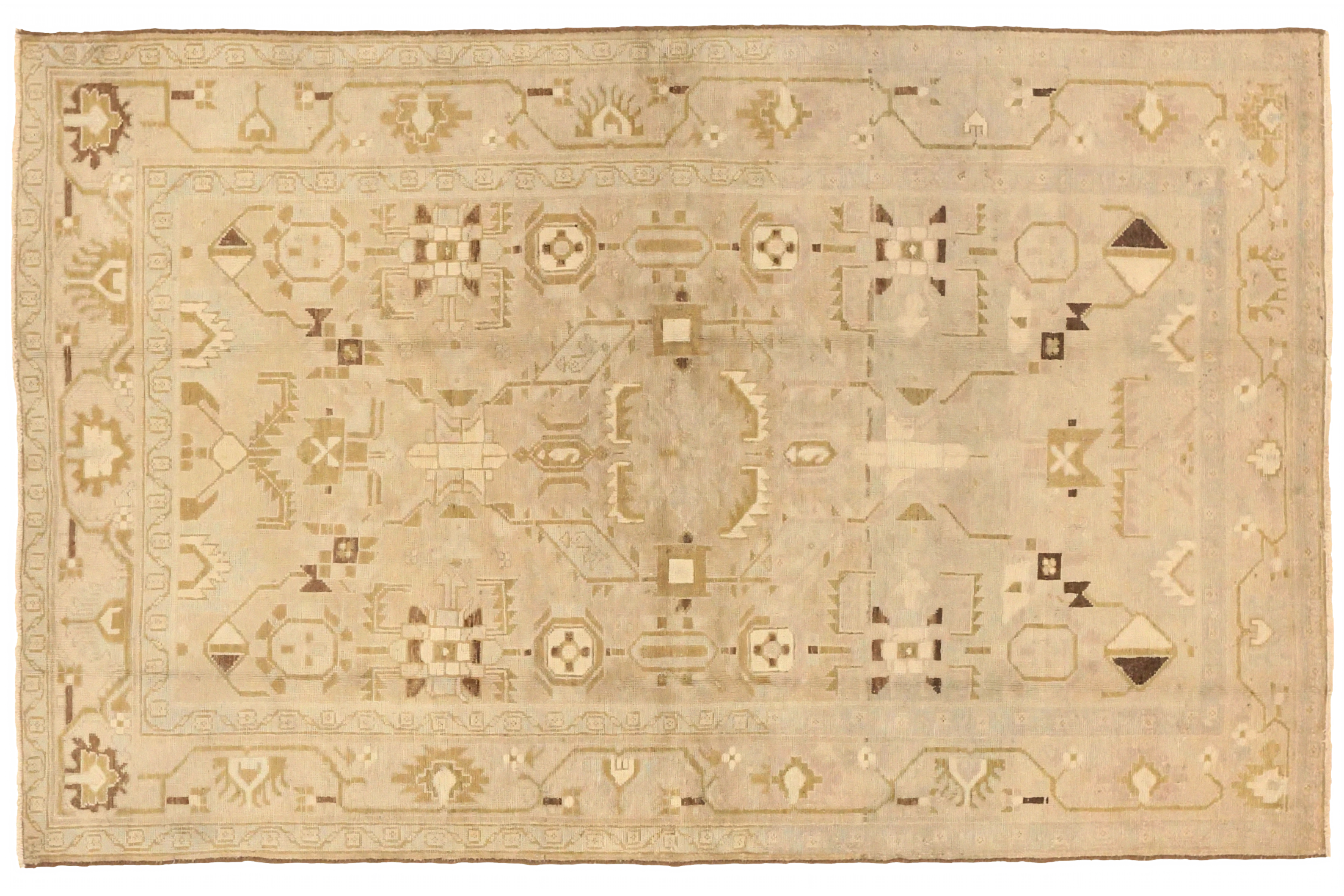 Antique Persian Malayer Traditional Rug 75648