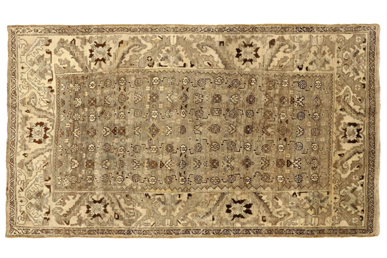 Antique Persian Bijar Traditional Rug 75652