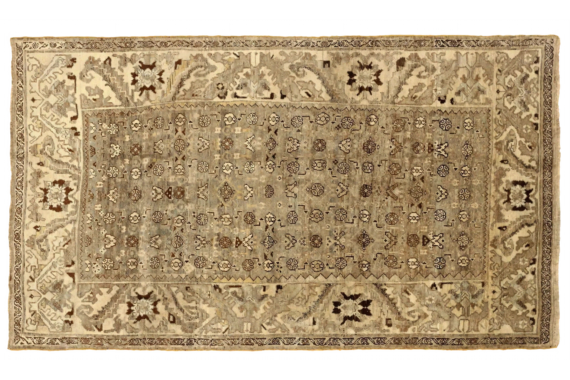 Antique Persian Bijar Traditional Rug 75652