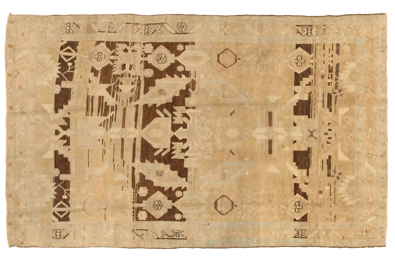 Antique Persian Borujerd Transitional Rug 75654