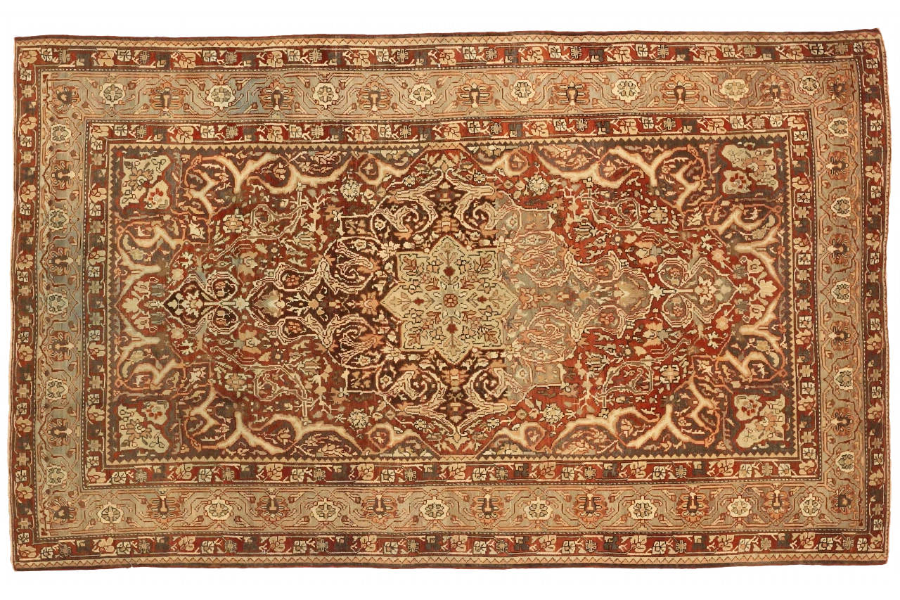 Antique Persian Bakhtiar Traditional Rug 75657