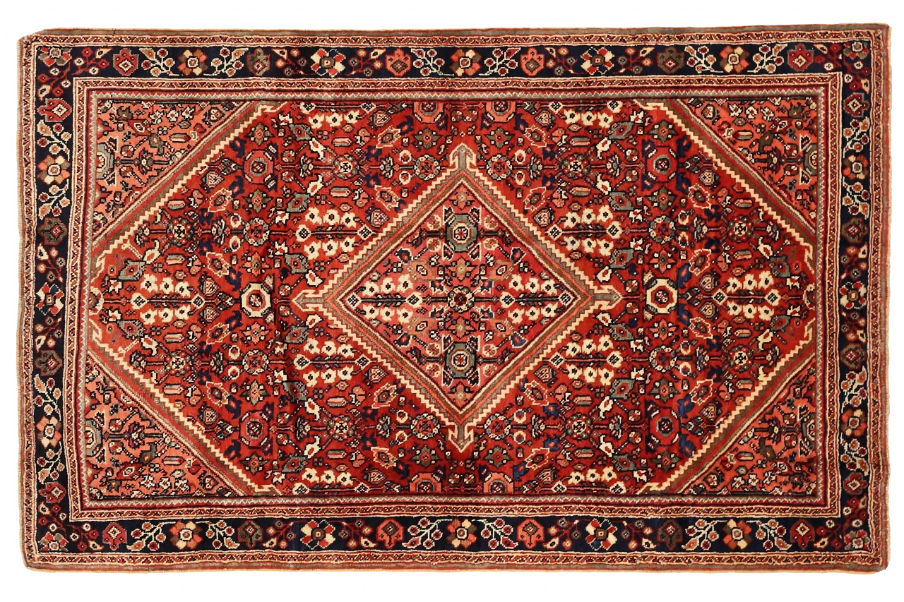 Antique Persian Meshkabad Traditional Rug 75659