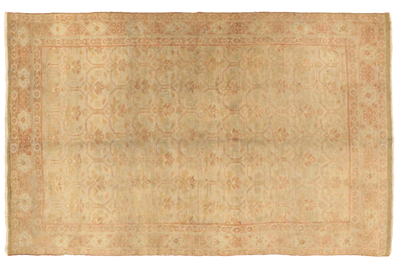 Antique Persian Mahal Transitional Rug 75669