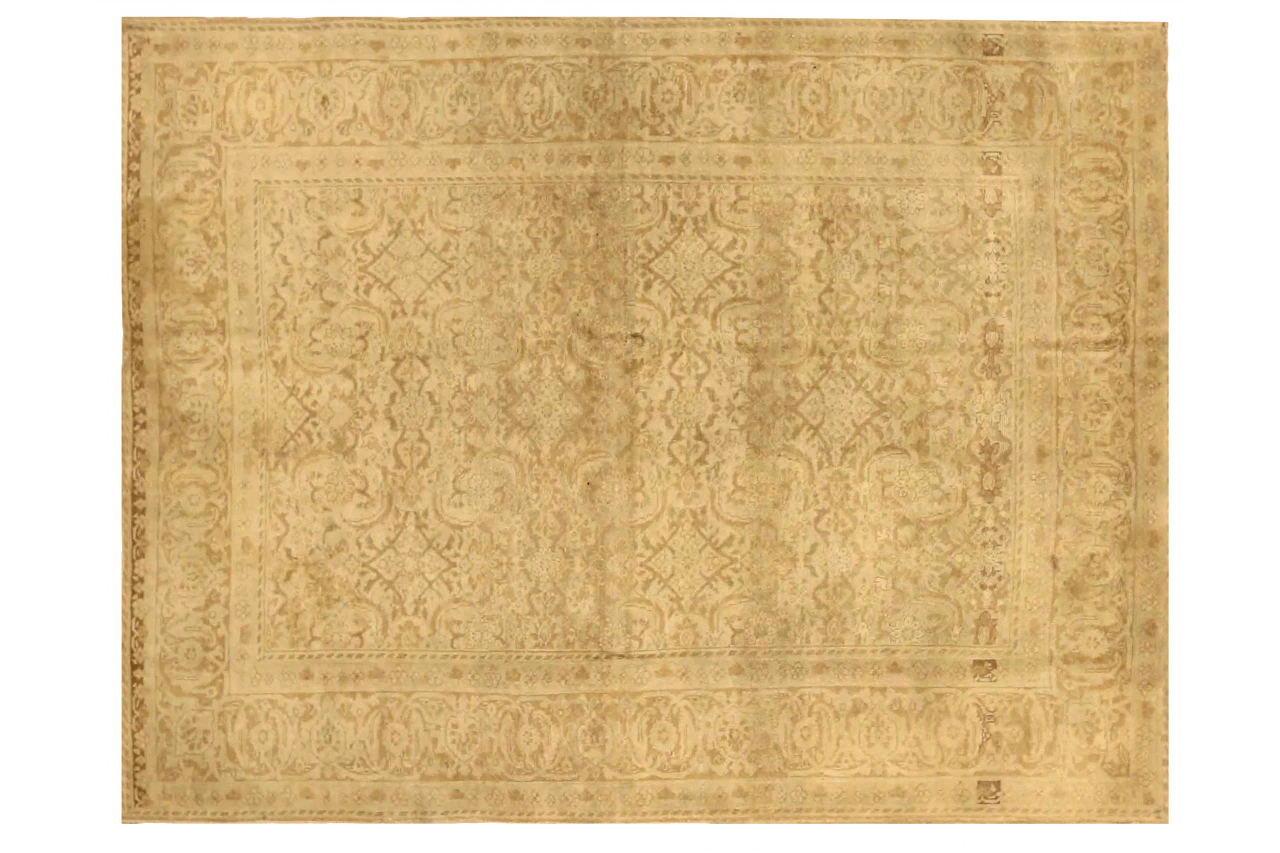 Antique Persian Tabriz Transitional Rug 75671