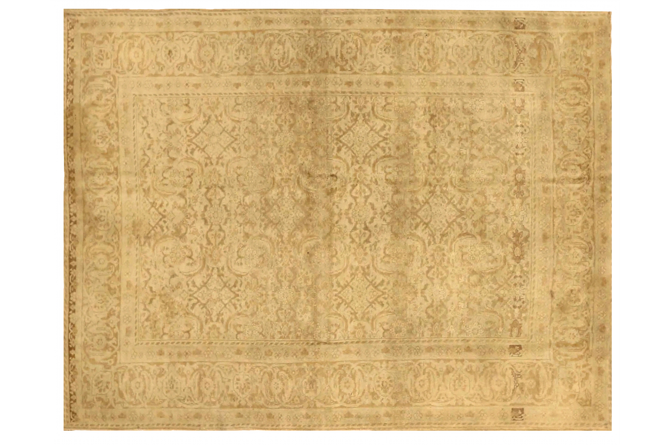 Antique Persian Tabriz Transitional Rug 75671