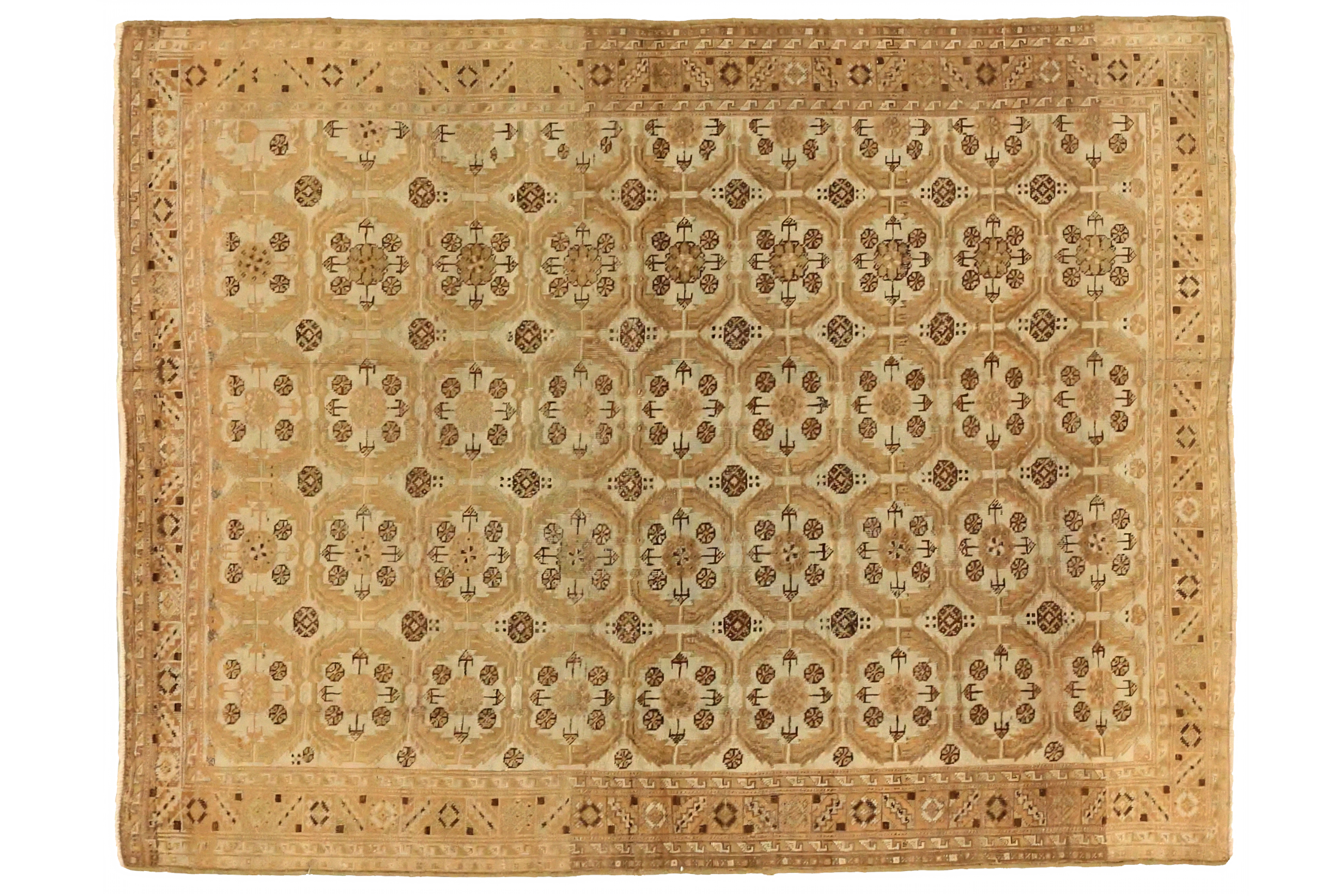 Antique Persian Transitional Rug 75673