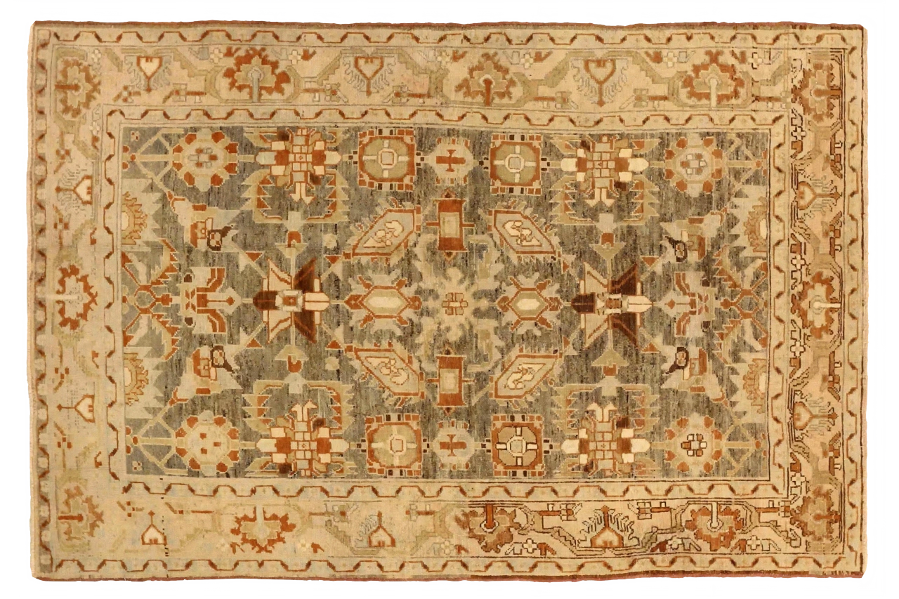 Antique Persian Borujerd Transitional Rug 75677