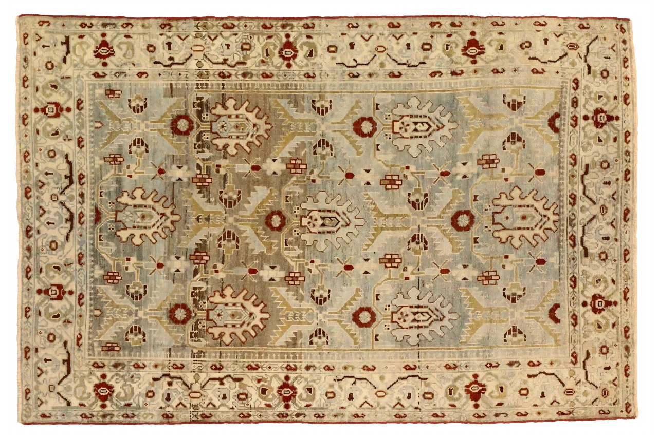 Antique Persian Malayer Transitional Rug 75678