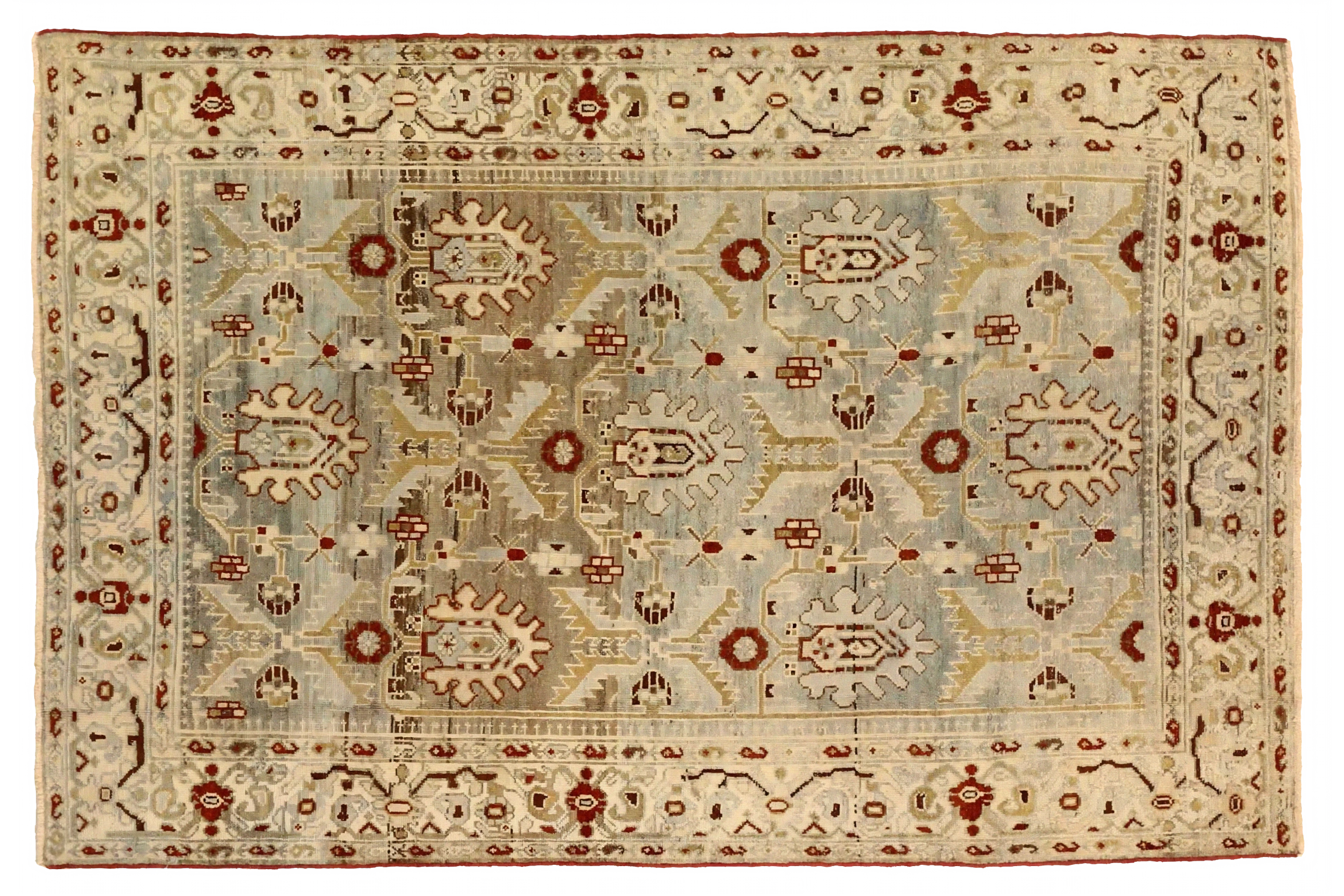Antique Persian Malayer Transitional Rug 75678