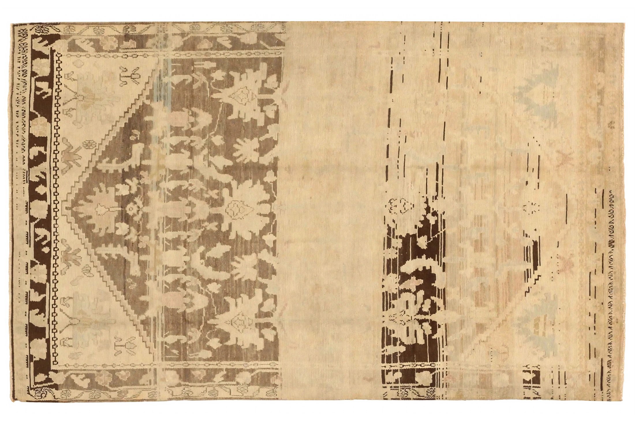 Antique Persian Borujerd Transitional Rug 75680