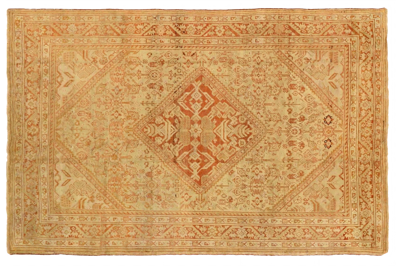 Antique Persian Meshkabad Traditional Rug 75684