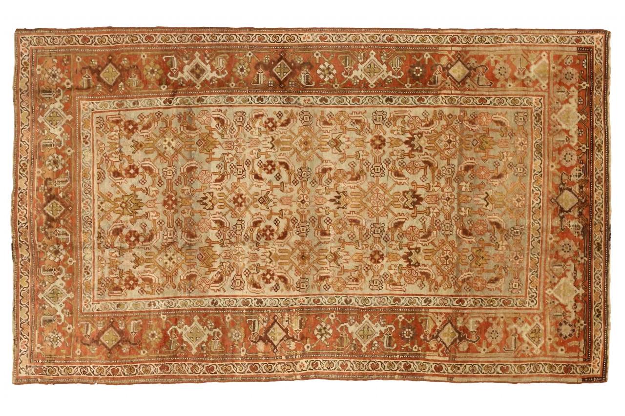 Antique Persian Bijar Traditional Rug 75686