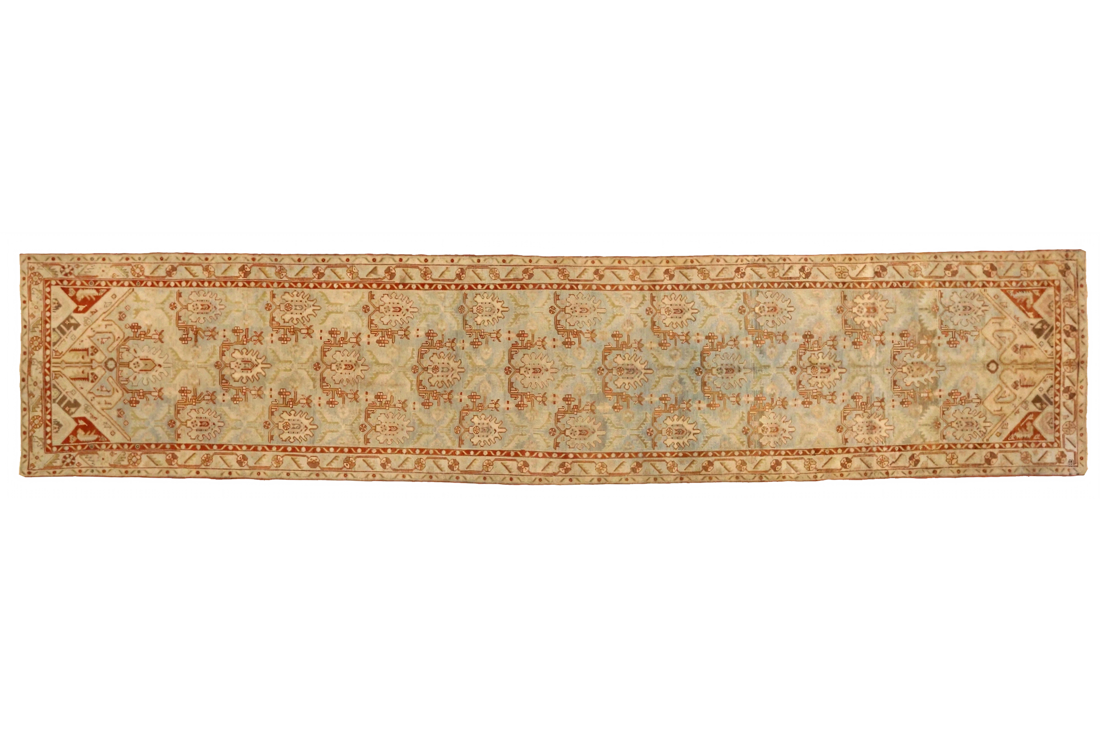 Antique Persian Malayer Traditional Rug 75687