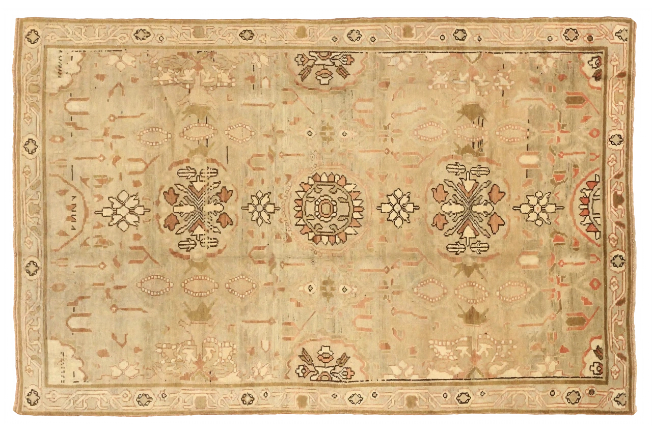 Antique Persian Malayer Traditional Rug 75694