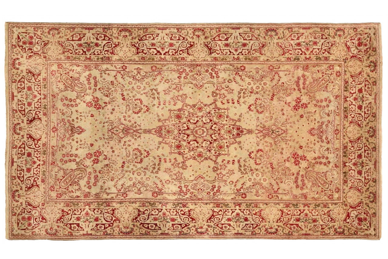 Antique Persian Kerman Transitional Rug 75701