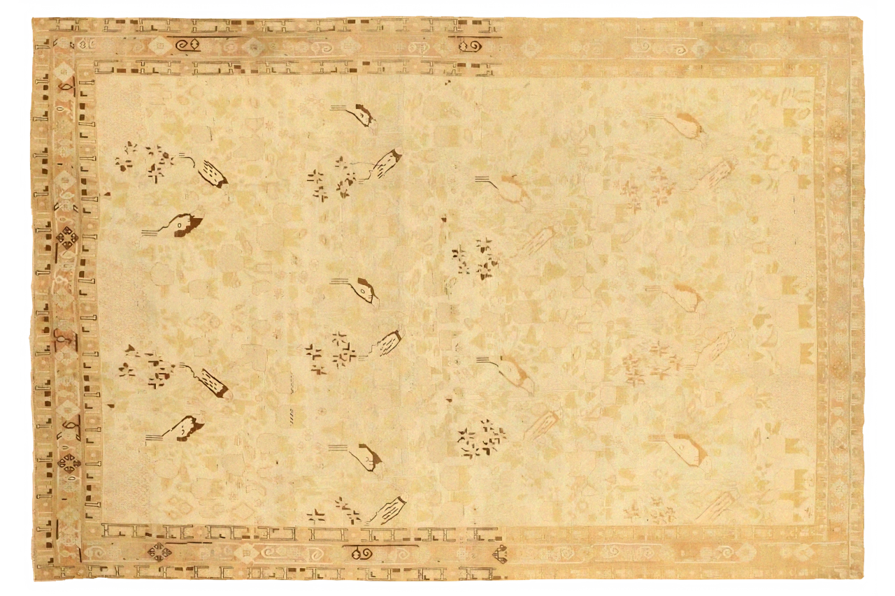 Antique Persian Malayer Transitional Rug 75703