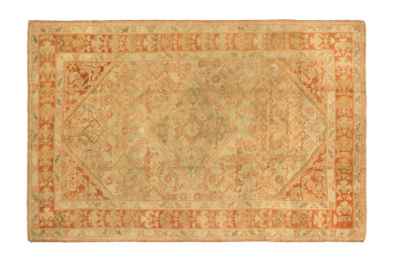 Antique Persian Meshkabad Traditional Rug 75709