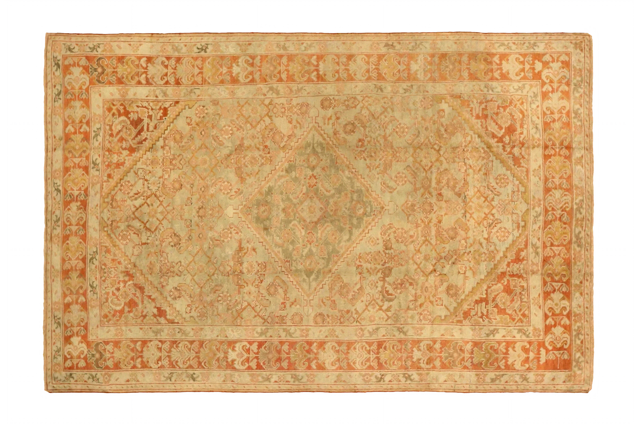 Antique Persian Meshkabad Traditional Rug 75709