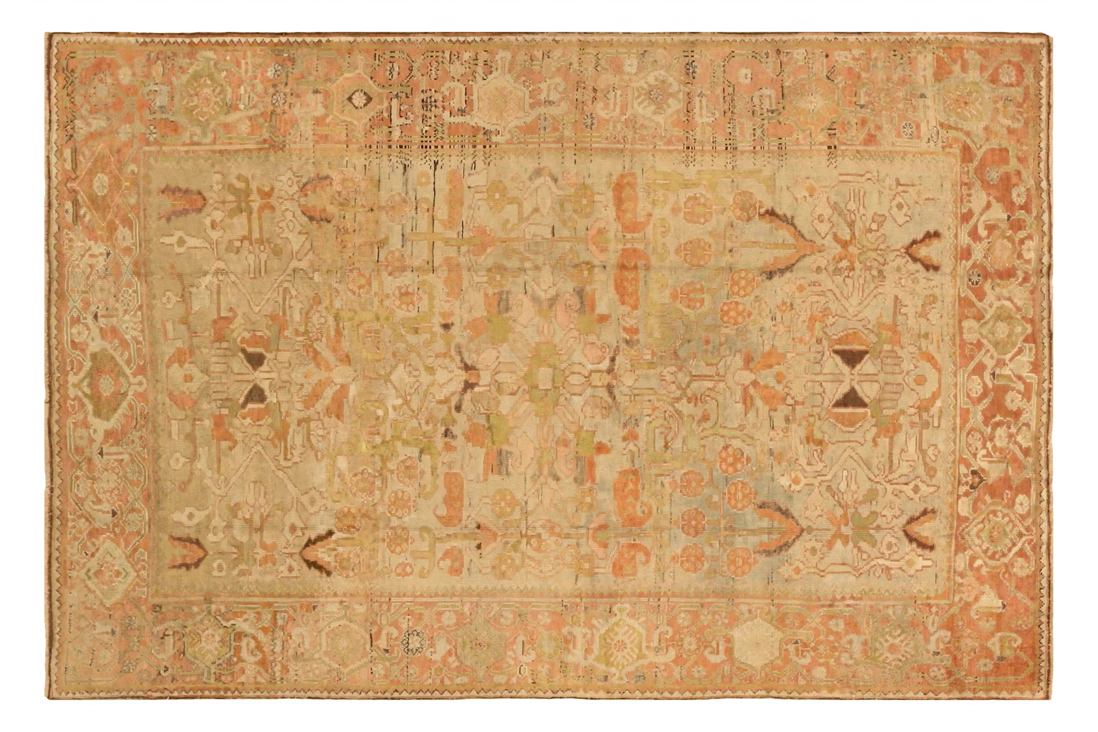 Antique Persian Bakhtiar Traditional Rug 75711