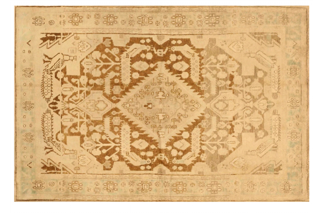 Antique Persian Borujerd Transitional Rug 75712