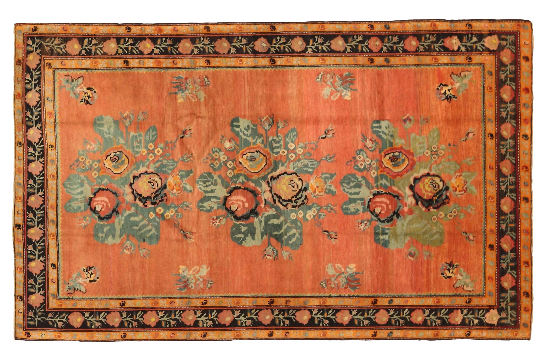 Antique Persian Karabagh Traditional Rug 75724