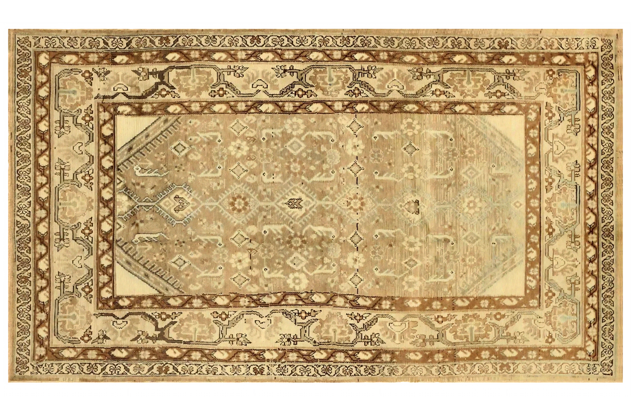 Antique Persian Borujerd Traditional Rug 75725