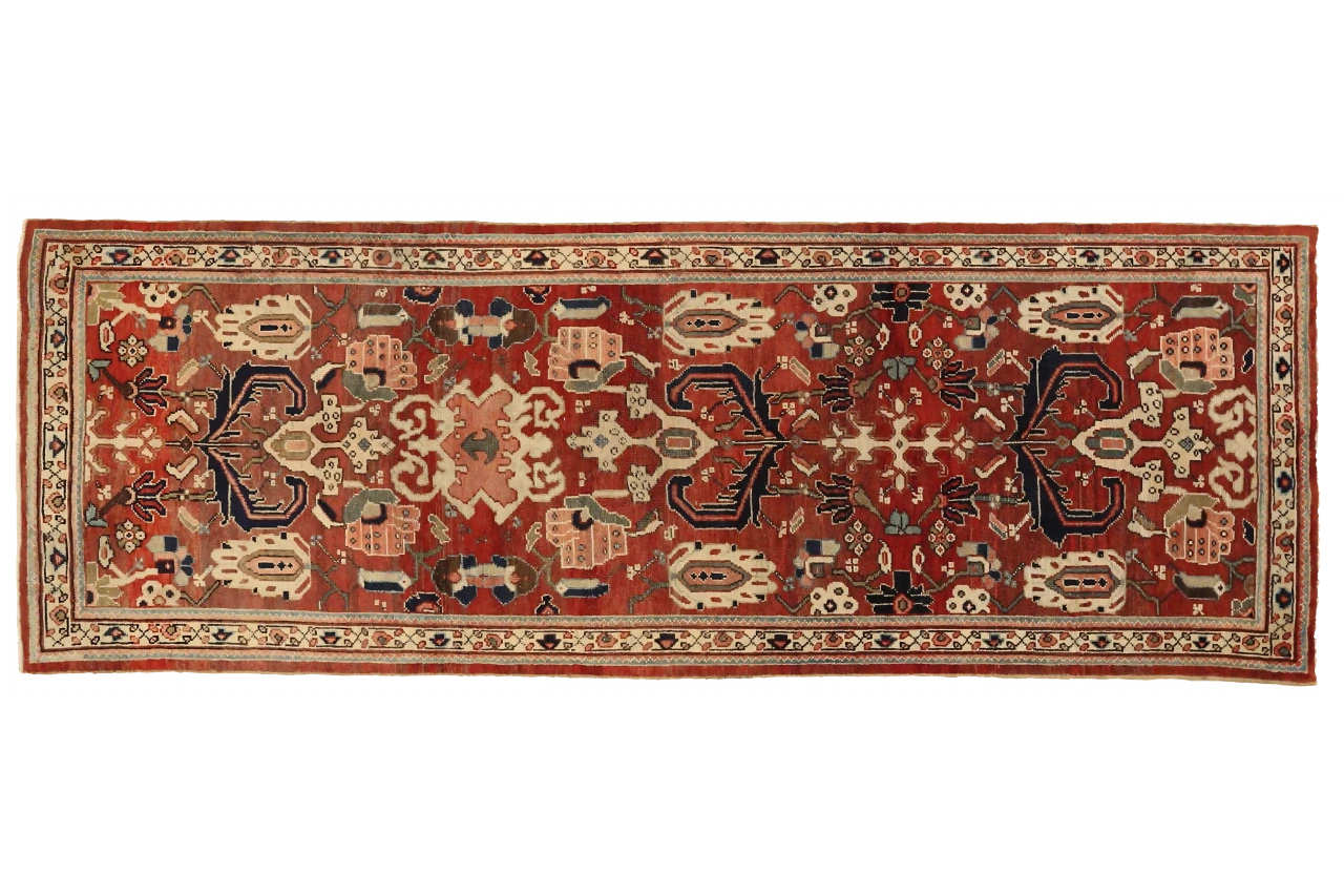 Antique Persian Meshkabad Traditional Rug 75738