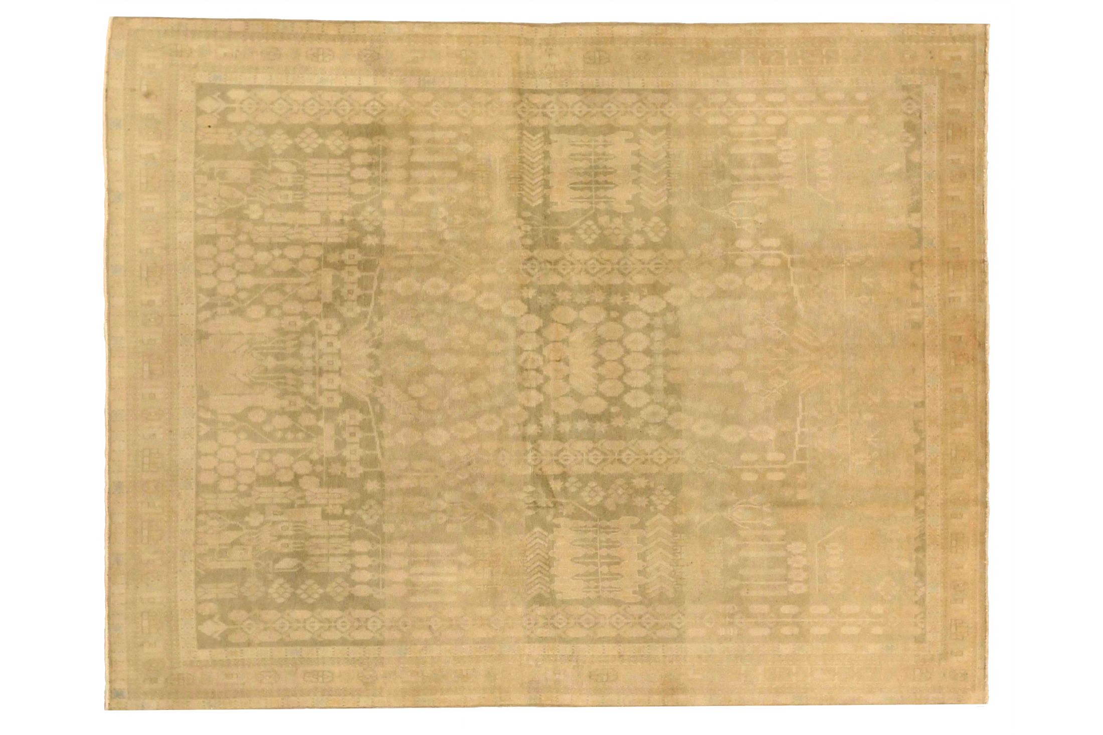 Antique Persian Malayer Traditional Rug 75752