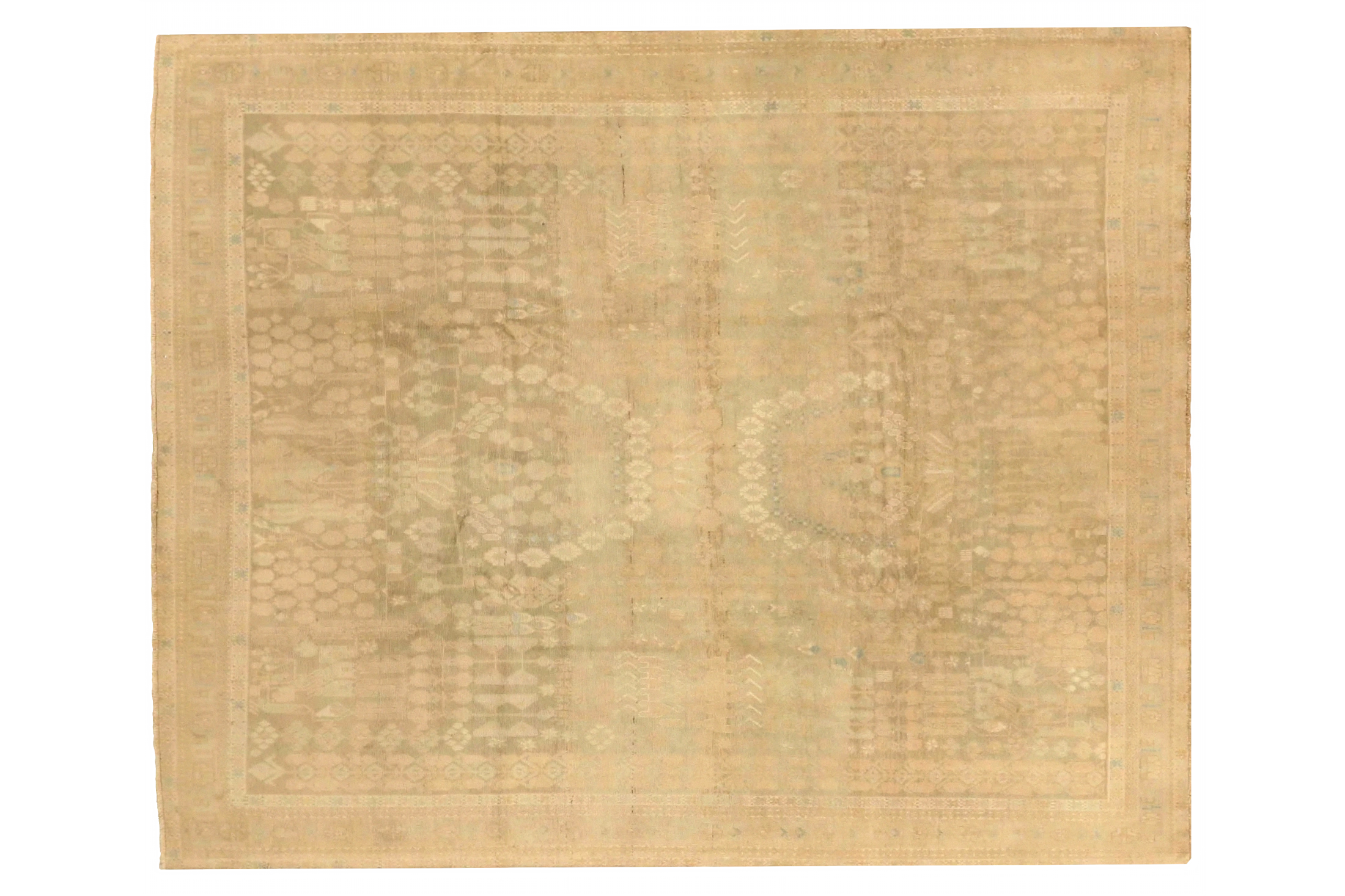 Antique Persian Malayer Transitional Rug 75753