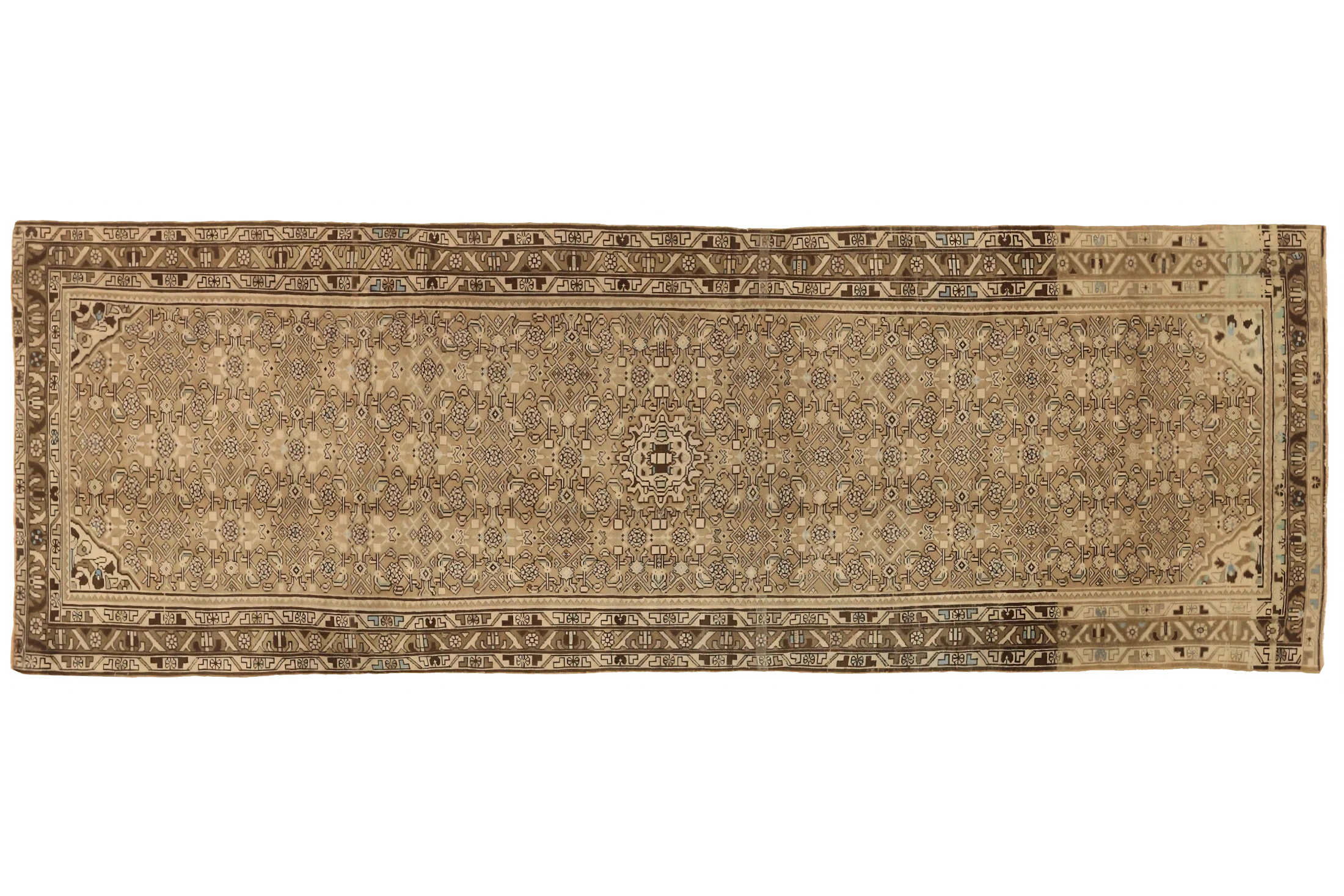 Antique Persian Transitional Rug 75755