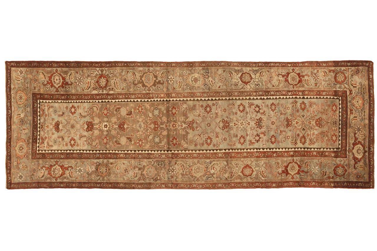 Antique Persian Malayer Traditional Rug 75760