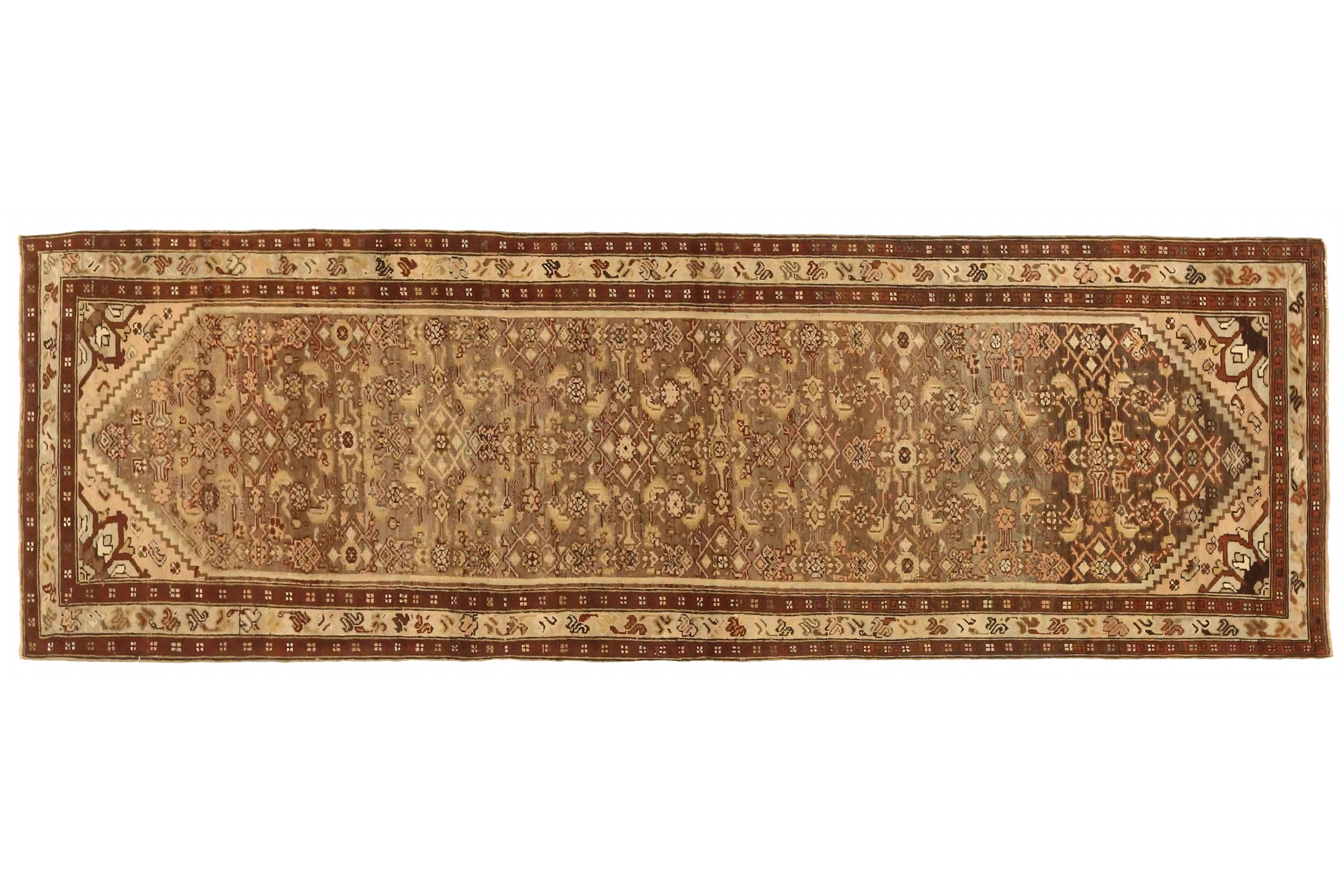 Antique Persian Malayer Traditional Rug 75764