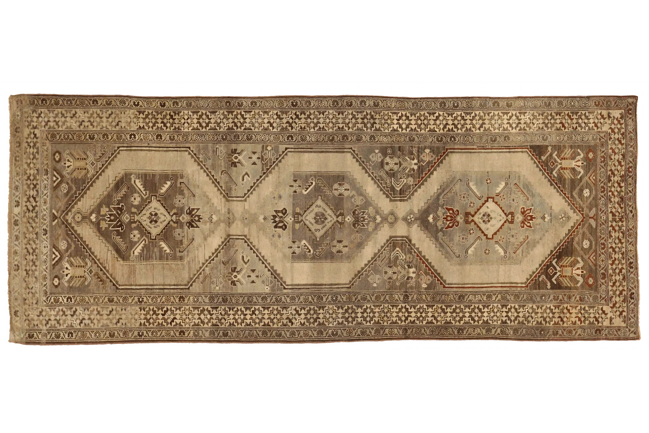 Antique Persian Kolyai Traditional Rug 75765
