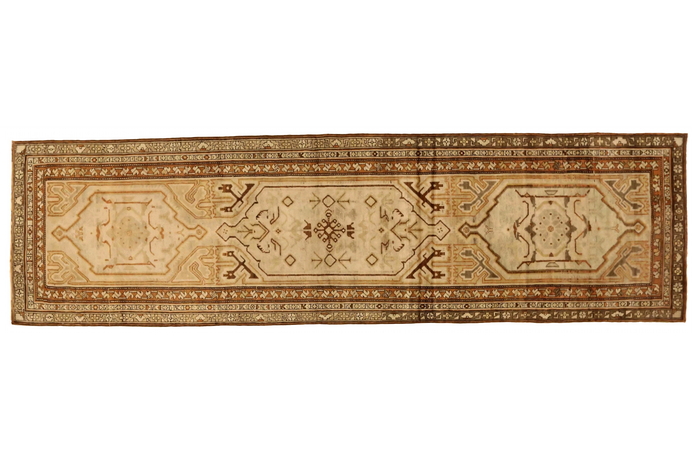 Antique Persian Bakhtiar Transitional Rug 75766