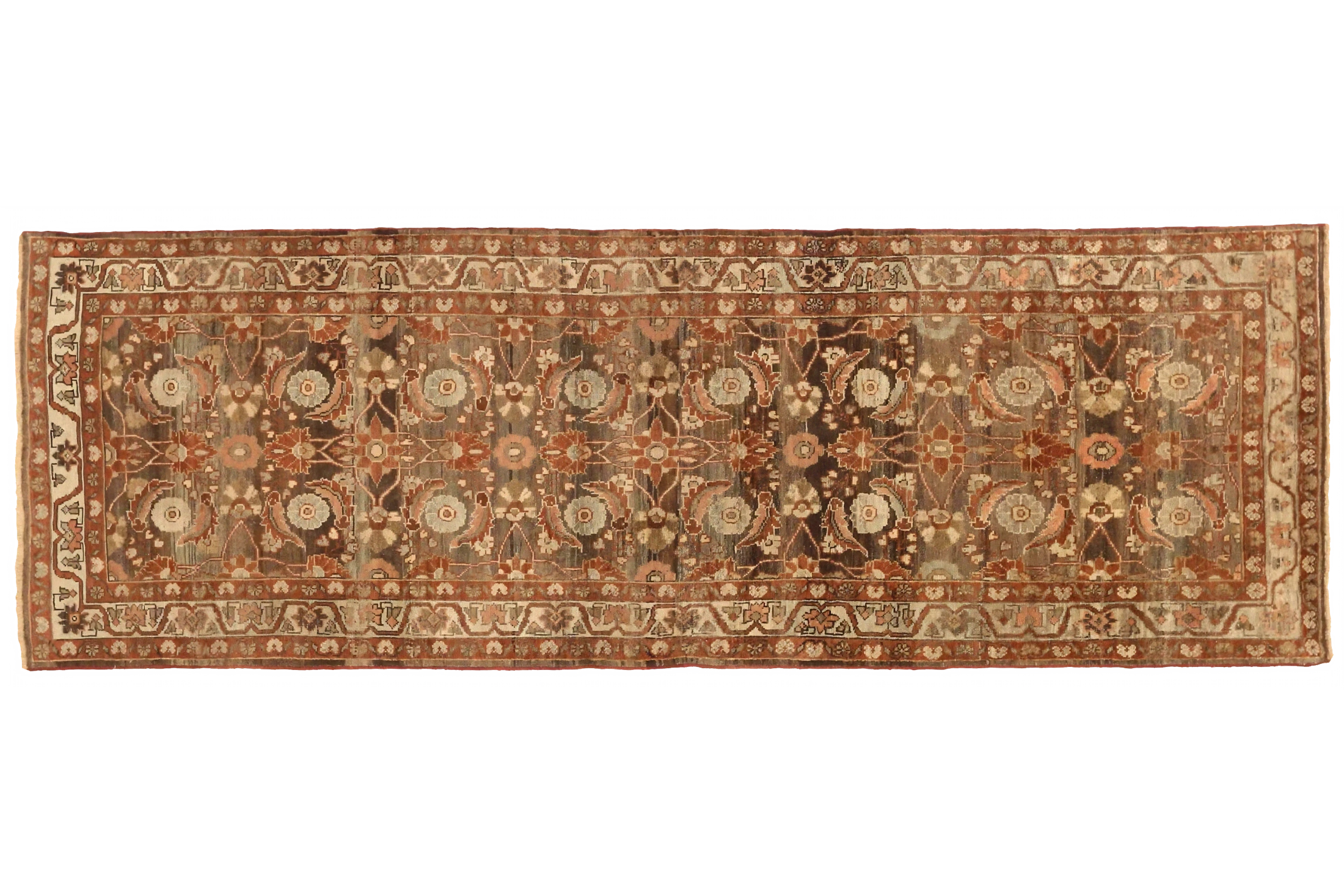Antique Persian Mahal Traditional Rug 75771